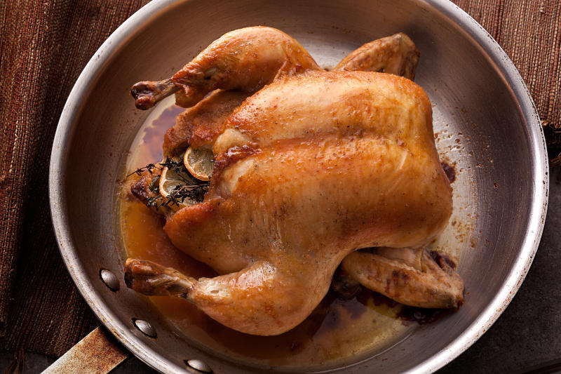 Easy Whole Roasted Chicken