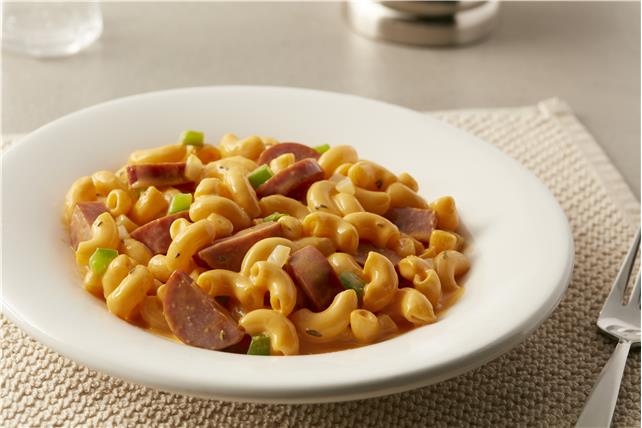 Macaroni and Cheese With Smoked Sausage